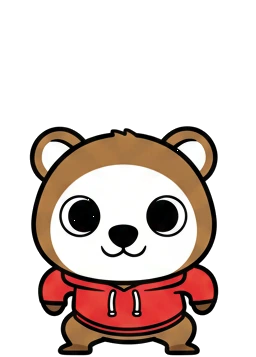 ジャンプするHAPIPAのキャラクター