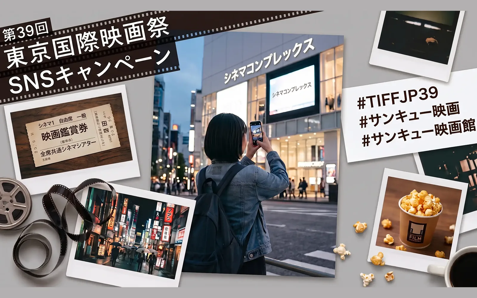第39回東京国際映画祭 映画祭をもっと楽しむ参加型SNSキャンペーンを開催!