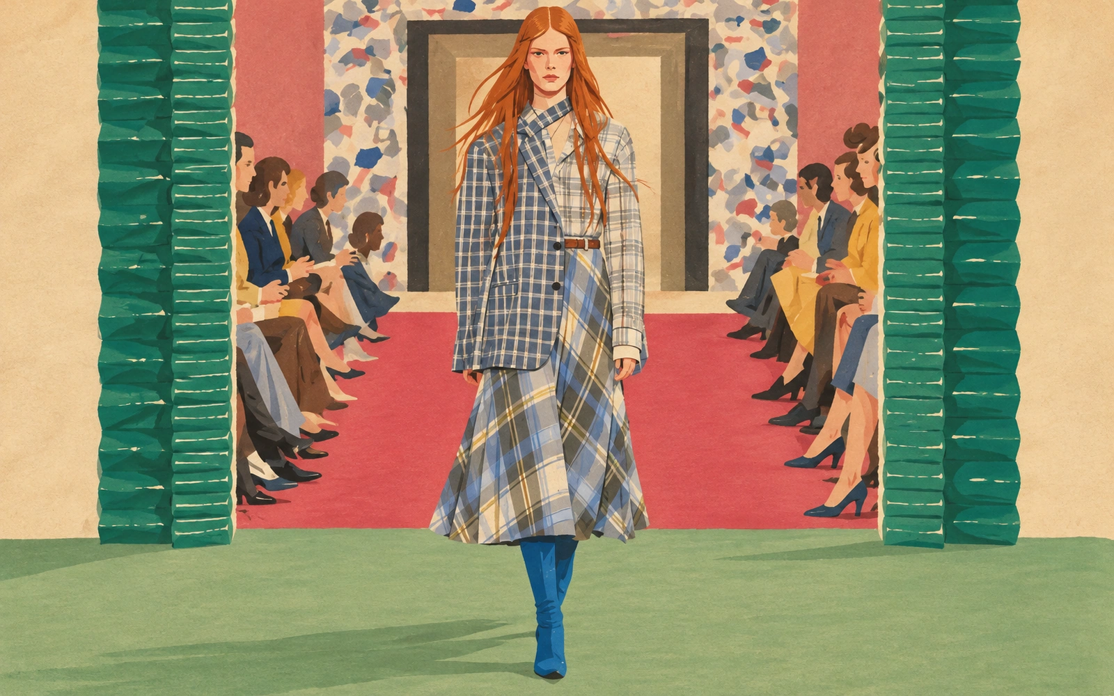 チェック柄に異変　正統派イメージを“崩す”新スタイリング【2026-27年秋冬トレンド】