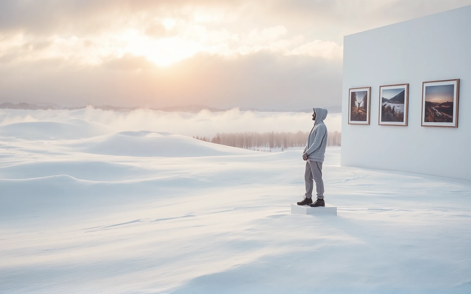 せんだいメディアテークで早川勝夫が写真展。雪による「消失と再出現」から写真を問い直す