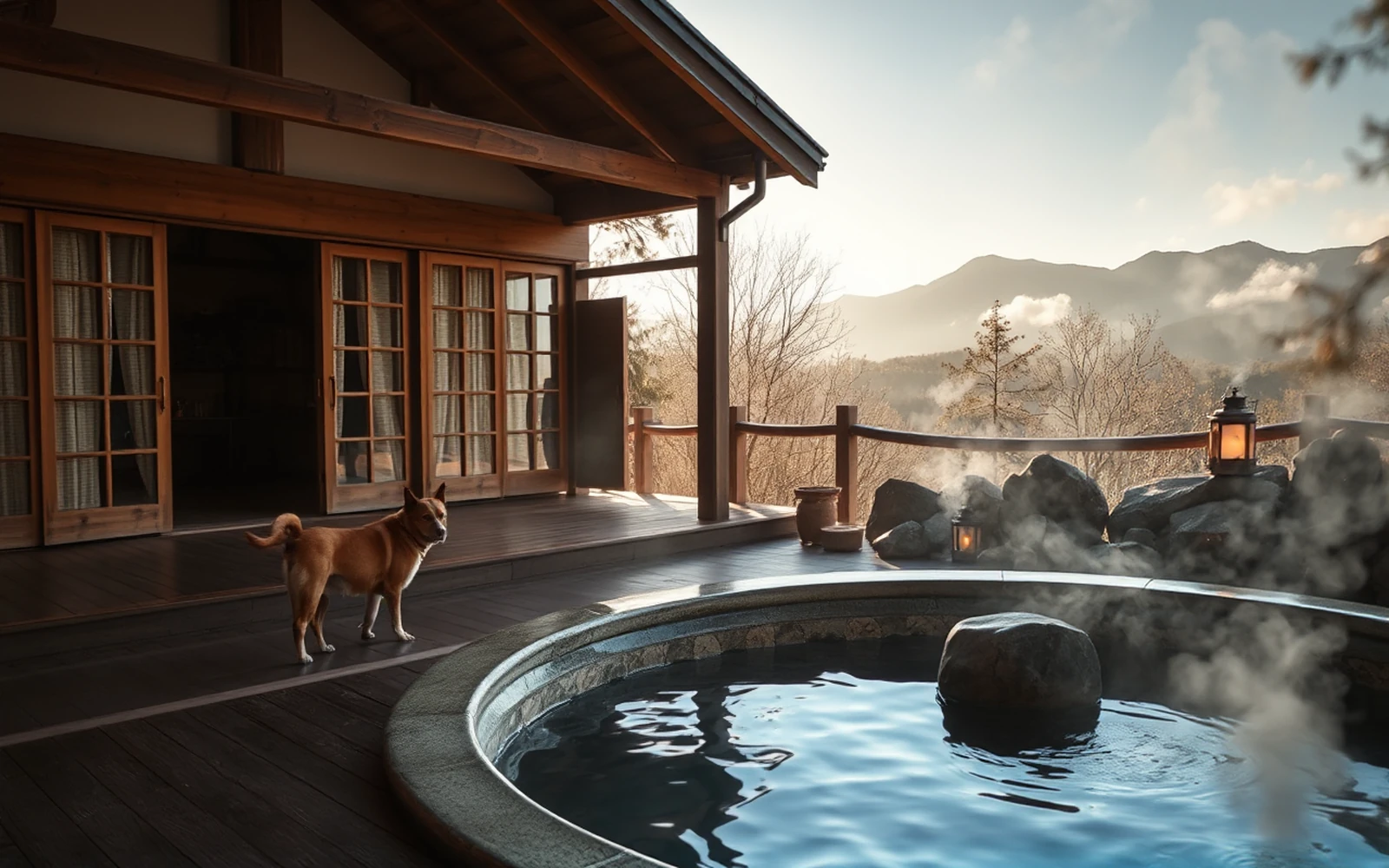 大江戸温泉物語グループ6館目。わんちゃん同伴専用宿が岡山県に初出店!2026年12月5日オープン「大江戸温泉物語わんわんリゾート 岡山湯原」