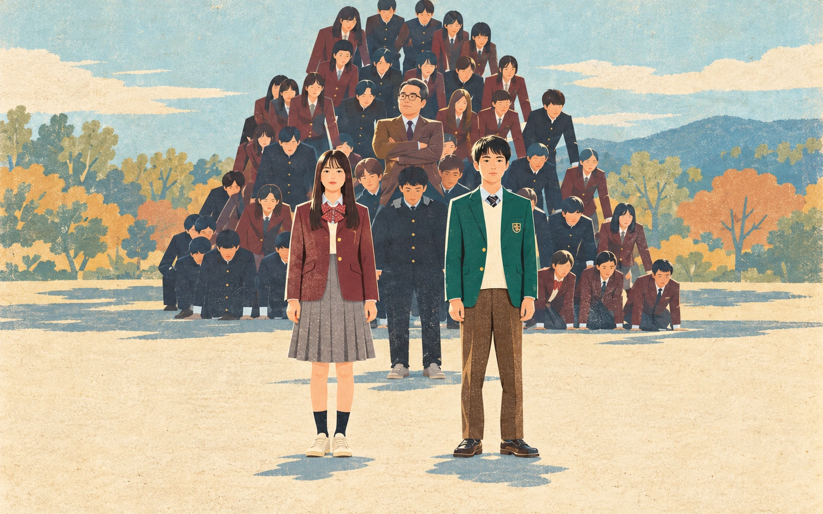 山田杏奈の主演作「NEW GROUP」Netflixで配信、組体操をモチーフに集団意識の怖さ描く
